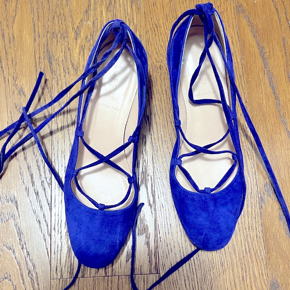 Cobalt blue platform heels